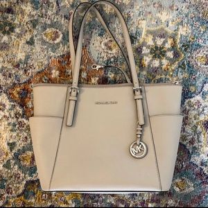 Pearl Grey Michael Kors Tote